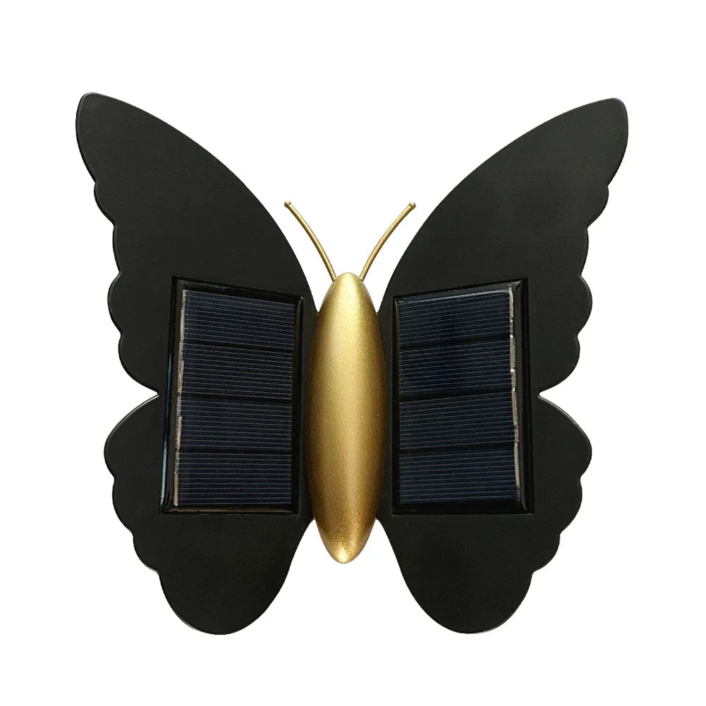 Lumora FlyGlow Solar Wall Light Butterfly | With Motion Sensor & Auto On/Off | IP65 Waterproof | For Garden & Entrance