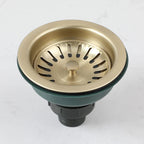 AquaGuard Stainless Steel Sink Strainer with Odor Filter – Pop-Up Stopper & Anti-Blocking Basket
