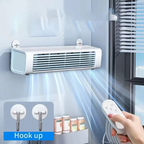 Ultra-Quiet Wall-Mounted Bladeless Fan - Powerful & Compact Air Cooler for Home and Office