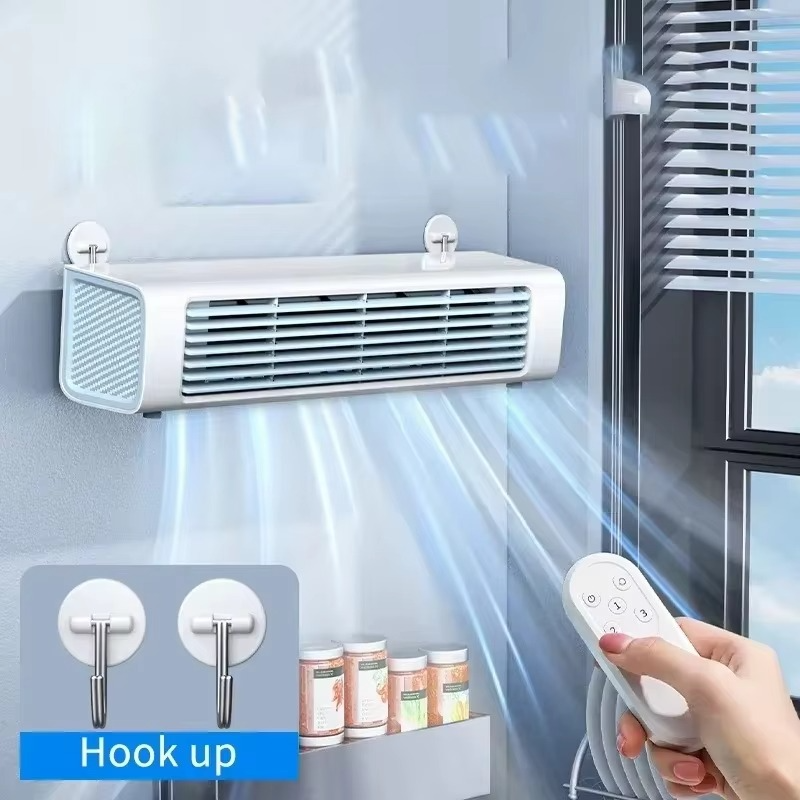 Ultra-Quiet Wall-Mounted Bladeless Fan - Powerful & Compact Air Cooler for Home and Office