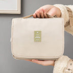 Roll-Up Travel Makeup Bag with Hook