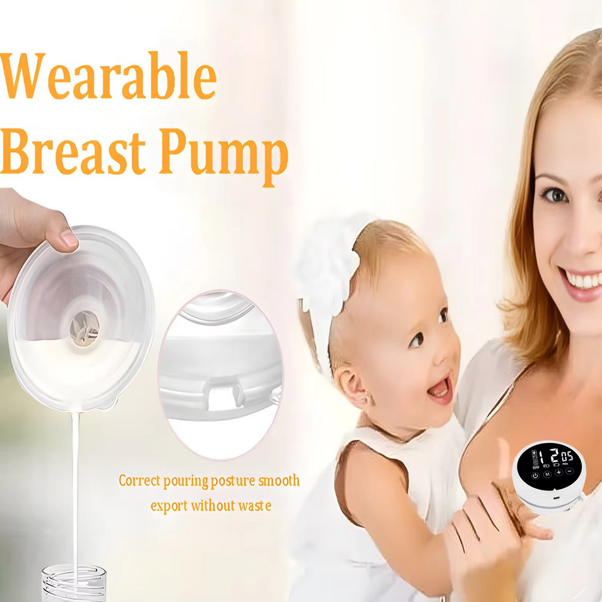 Effortless Dual Electric Hands-Free Breast Pump