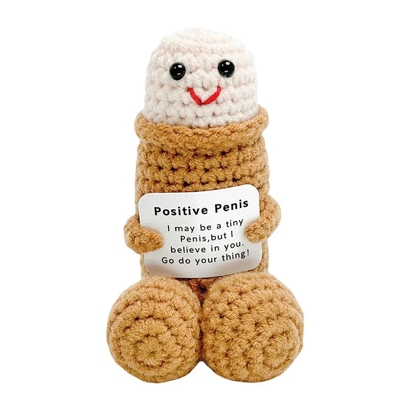 Emotional Support Adult Humor Crochet Doll