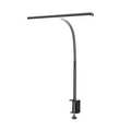24W Triple Head LED Desk Lamp with Clamp and Auto Dimming for Office and Home
