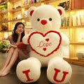 Giant Plush Bear with Soft Short-Plush Filling