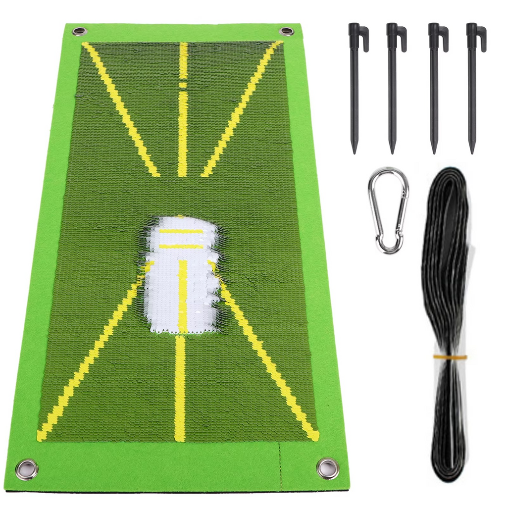 Golf Training Mat for Swing Path and Impact Detection