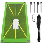 Golf Training Mat for Swing Path and Impact Detection