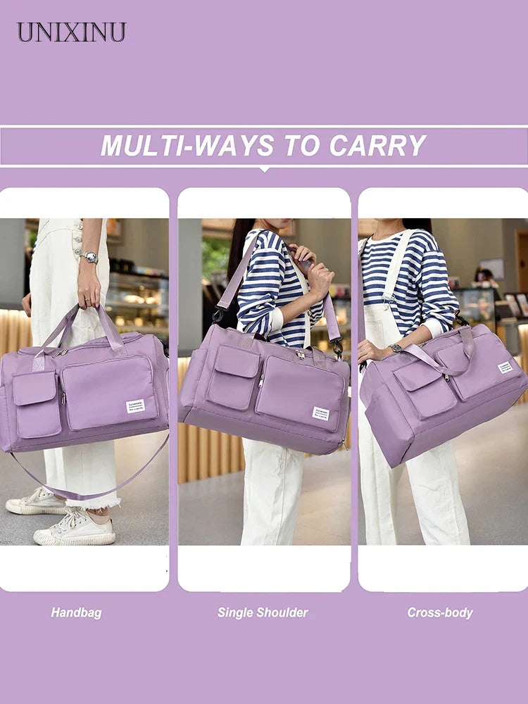 Veyora WeekAir | All-in-One Travel Bag | Trolley Loop & Shoe Compartment | 35L