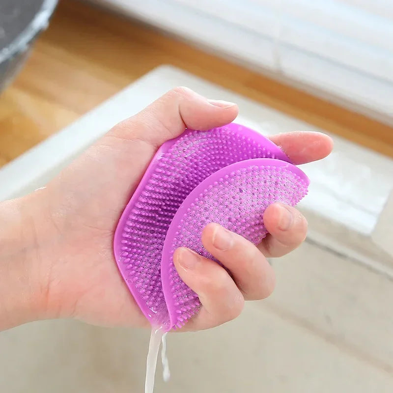 CleanFlex – Silicone Dish Brush & Multifunctional Kitchen Scrubber Pad
