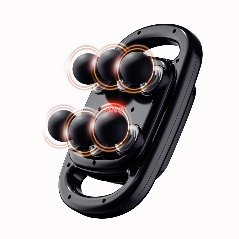 Wireless Deep Tissue Percussion Massager with 6 Attachments and 0.55 in. Stroke
