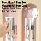 One-Touch Hexagon Pen Organizer Case