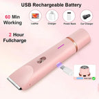 Dual Head Rechargeable Electric Hair Trimmer