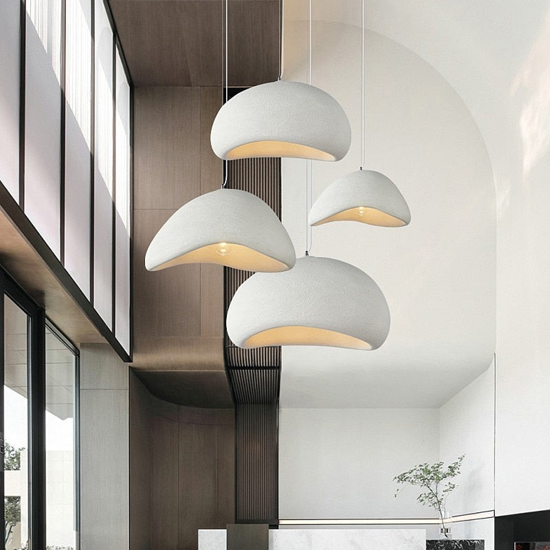 Japanese Wabi-Sabi Modern Minimalist Dining Room Chandelier Living Room & Bedroom Bar Hanging Decoration Lamp
