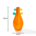Coloured Globe Handled Glass Jar Vase Collection