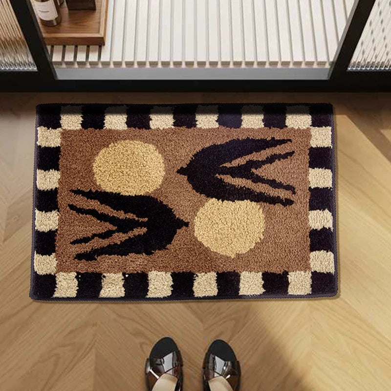 Swallowtail Fluffy Bath Mat