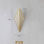Fan-shaped Art Deco Wall Light
