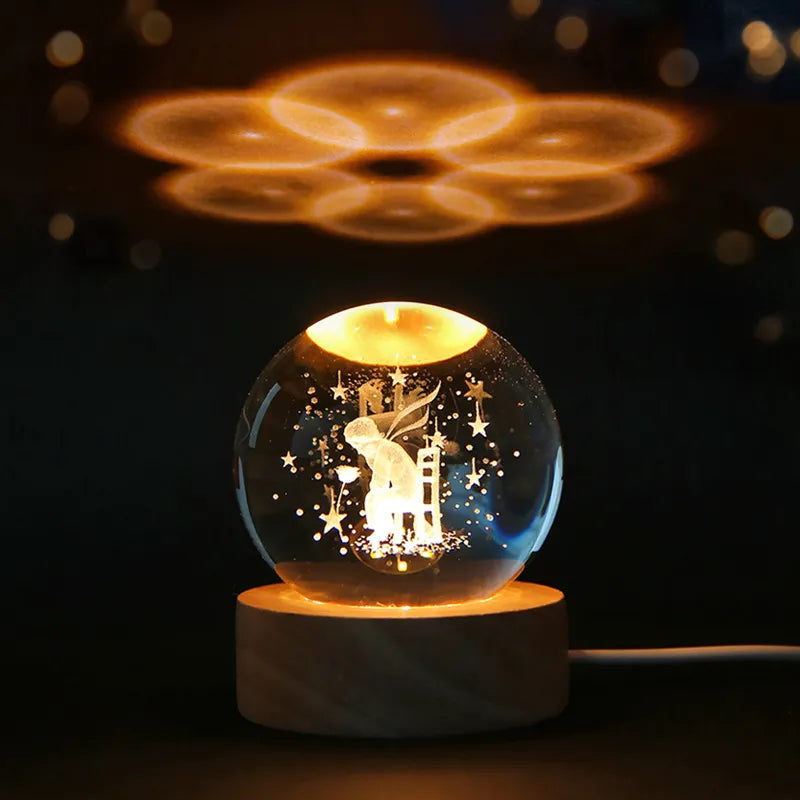 Glowing 3D Crystal Night Lights – Unique Gifts for All Occasions