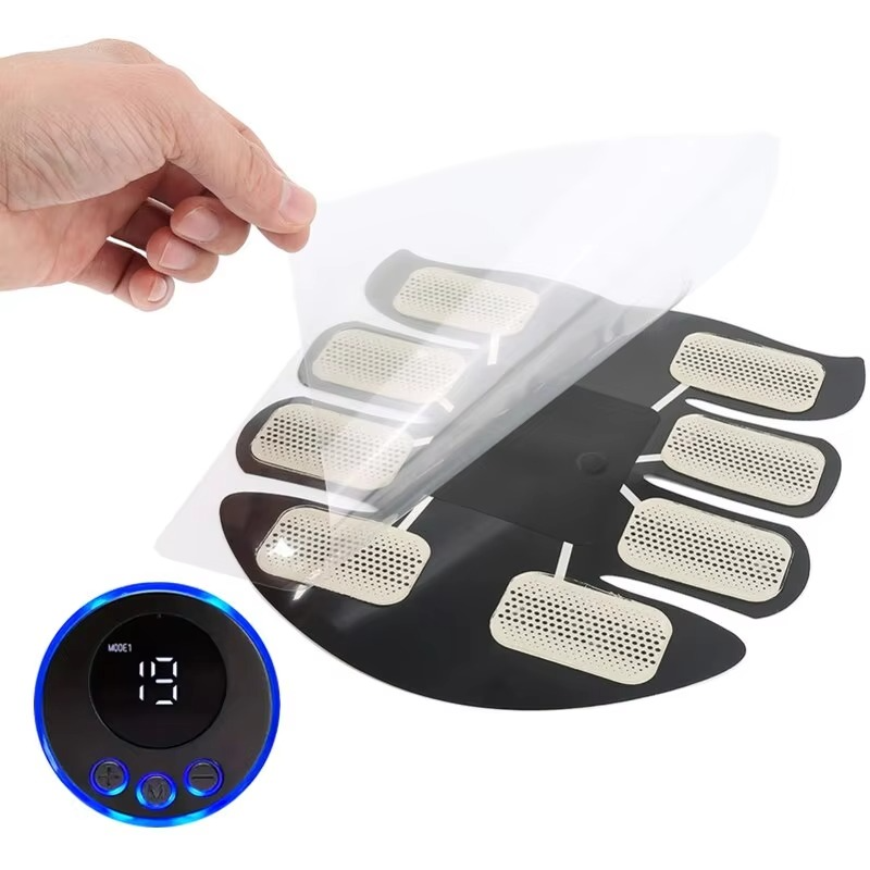 USB Rechargeable EMS Muscle Stimulator for ABS and Arm Training