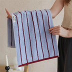 Retro Striped Pure Cotton Towels – Soft & Absorbent