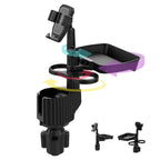 3 In 1 Adjustable Car Cup Tray with Phone Holder