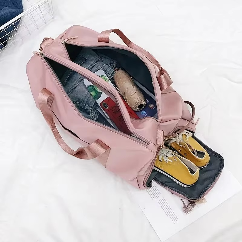 Outdoor Waterproof Sports Gym Bag with Shoe Compartment and Travel Storage