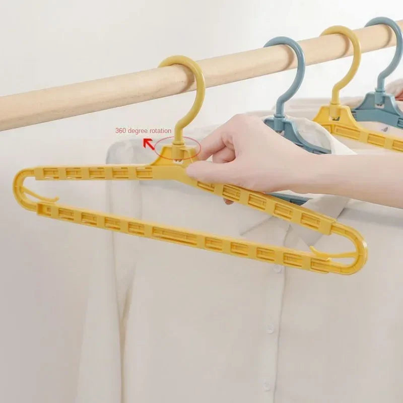 Long Hanger Retractable Adjustable Clothes Dryer Rack