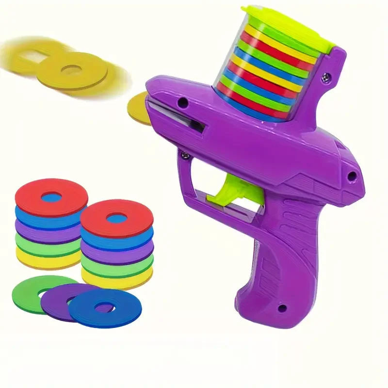 Interactive disc cannon for cats