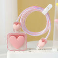 Transparent Love Charging Cable Protector Case