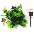 Solar fairy lights SoliBlossom | Sunflower decor with leaves | Warm white | 8 modes | For garden, fence & wedding