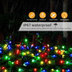 LuminaraX | LED string lights outdoor 24V | 8 lighting modes | Waterproof IP65 | 10–100 m | For garden, home & Christmas decoration