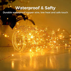 LED Fairy Lights LumiCord | USB & Remote Control | 8 Modes | Warm White | IP65 Waterproof | Copper Wire | 5–30 m