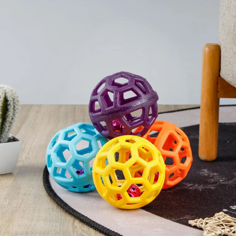 Kauball made of natural rubber with bell