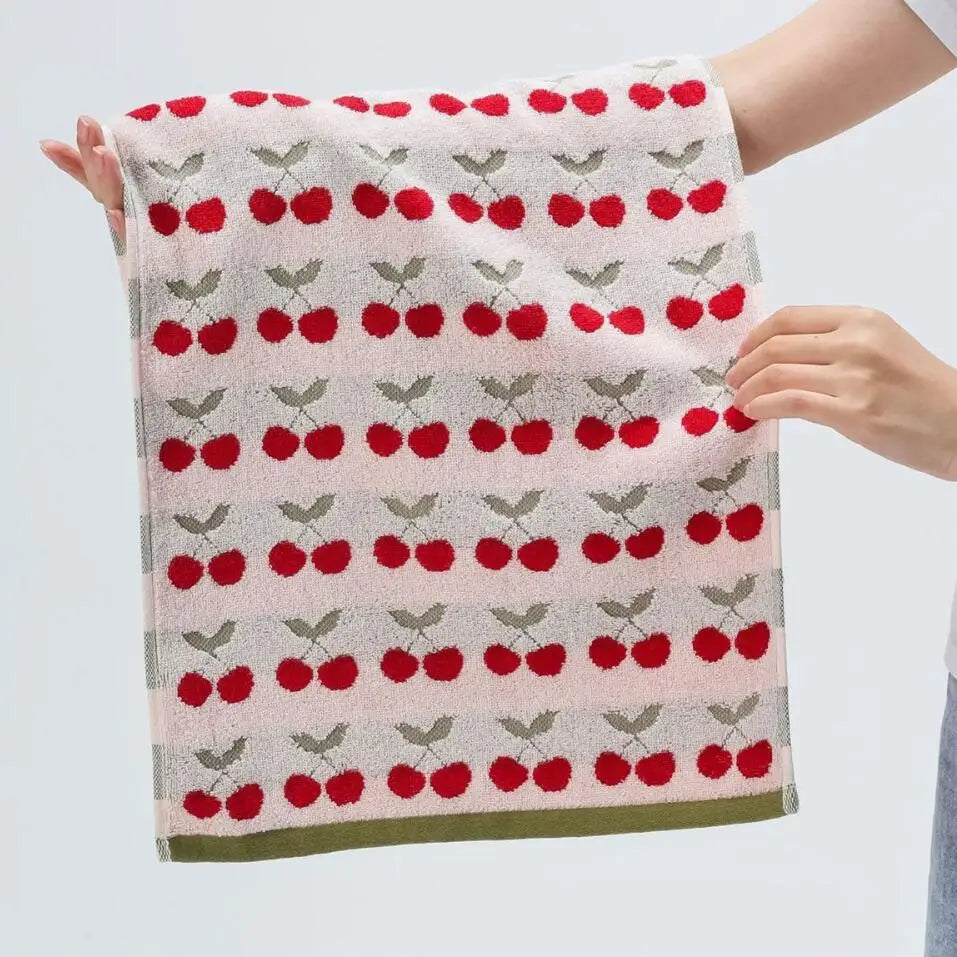 Cherry Cotton Towel