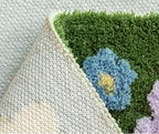 Moss and Floral Garden Rug