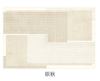 Japanese Minimalistic Soft Rug Non-Slip High Pile Carpet Living and Bedroom