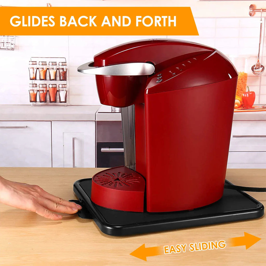 Rollova Kitchen Devices Sliding Board | With Wheels & Anti-Slip Surface | Load Capacity up to 10 kg | 41 x 30 x 2 cm
