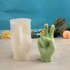 Middle Finger Hand Gestures Artsy Candle DIY Molds