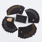 Luxury Black & Gold Waterproof Poker Playing Cards