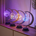 Celunara Moonlight Lamp Half Moon Design | LED in 3 Colors | 26.5×17×10 cm | Wireless with Battery Operation