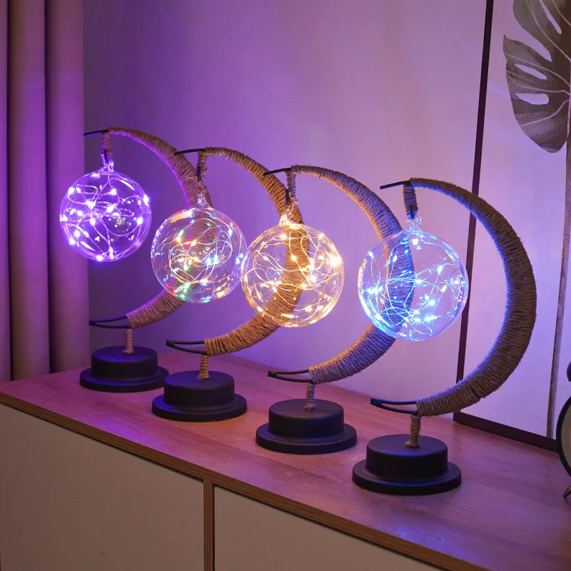 Celunara Moonlight Lamp Half Moon Design | LED in 3 Colors | 26.5×17×10 cm | Wireless with Battery Operation