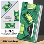 Precision Pocket Level Tool with Magnetic Base & Protractor