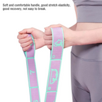 Elastic Yoga Stretching Belt for Flexibility, Pilates, Dance, and Home Fitness