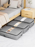 Large capacity & viewing window for bed linen