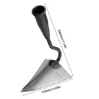 RootRaptor Triangle Hoe | Forged Manganese Steel | Sharp & Ergonomic | For Weeding & Seed Furrows