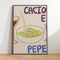 Cacio e Pepe & Spaghetti Bolognese Wall Art