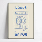 Loads of Fun Laundry Room Wall Art