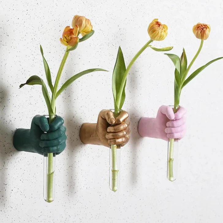 Flower Grab Wall Vase
