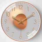SilentTime - Digital Wall Clock in Classic Style - 8 Inch