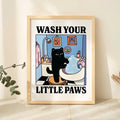 Wash Your Little Paws Wall Art