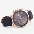 Camille Womens Waterproof Leather Strap Watch 42mm